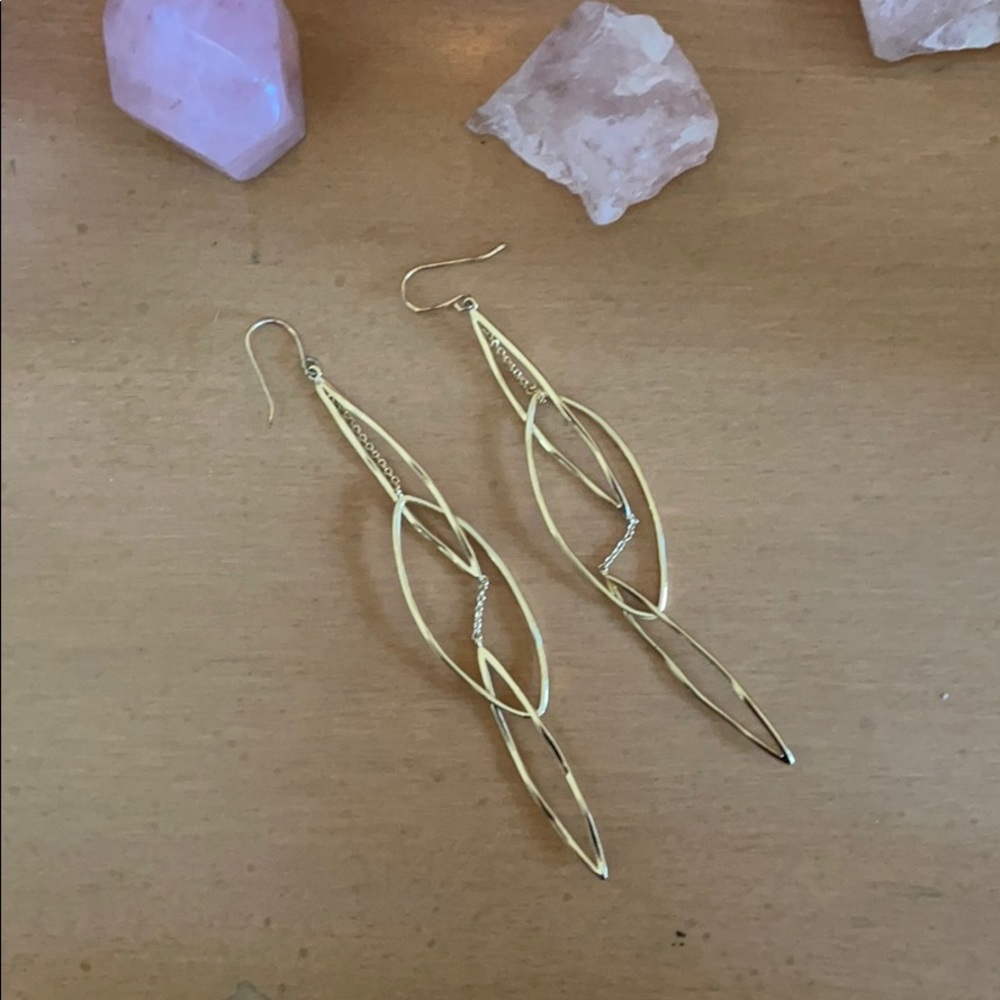 Gorjana Gold statement earrings